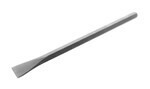 A steel flair chisel used for carving soft stone
