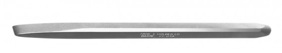 A steel marble hand  chisel for shaping soft stone