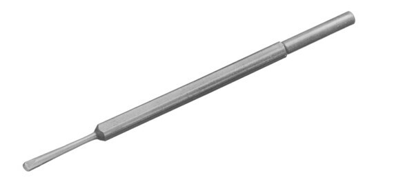 A quarter inch chisel with rondel for use with pneumatic hammers