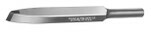 A carbide roughing chisel used for material removal with or without a pneumatic hammer