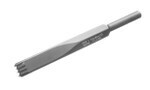 a carbide ripper with four teeth used for material removal