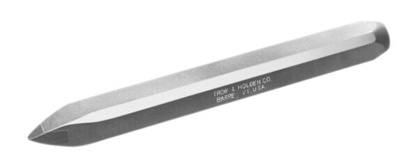 A carbide hand point used for sculpting hard stone