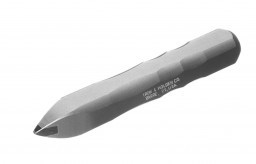 A carbide heavy hand point with comfort grip used for material removal