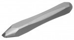 A silver colored carbide tipped bull point material removal tool