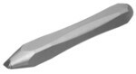 A silver colored carbide tipped bull point material removal tool