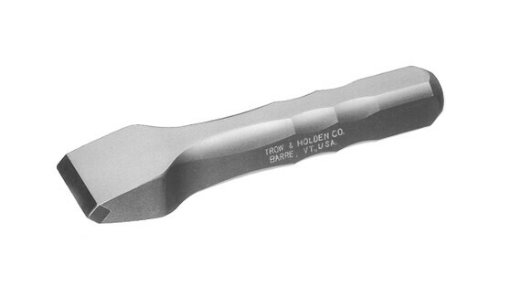 A carbide hand tracer with comfort grip used for splitting stone