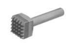 A carbide tipped busing chisel with twenty five points for material removal