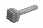 A carbide tipped busing chisel with twenty five points for material removal