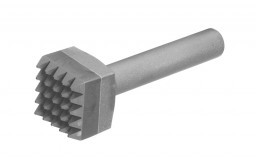 A carbide 25 point bushing chisel used for material removal