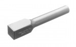 A carbide marble frosting chisel for use on marble surfaces