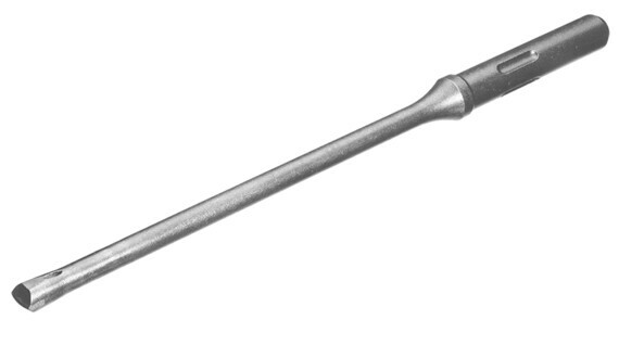 A hollow core carbide tipped rock drill