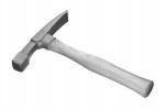 Carbide Trimming Head & Blade A rock pick with carbide trimming head and blade for light stonework