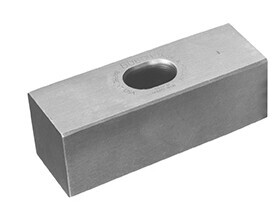 A steel trimming hammer with square faces