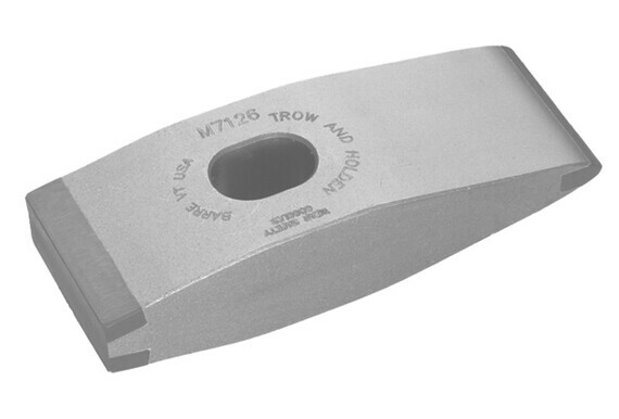 Horizontal Blade and Concave Trimming Face hammer for stone cutting