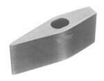 A concave blade and concave trimming face hammer used for stone cutting