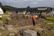 Walling at the Vermont Granite Museum