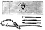 An air powered carving set consisting of pneumatic attachment and a collection of chisels used for stone sculpting