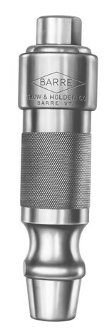 A close up of the top of a type b pneumatic hammer  used for stone shaping