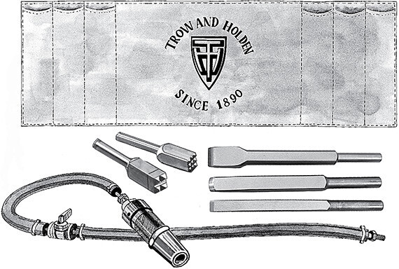 Hard Stone Pneumatic Carving Set Pneumatic Hammer and Accessory Tools for Carving in Hard Stone