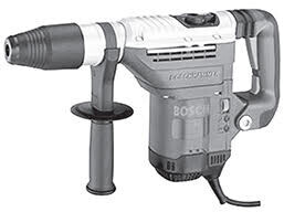 A sds max rotary hammer drill for drilling holes in hard stone