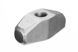 A steel stone hammer used for sculpting and shaping