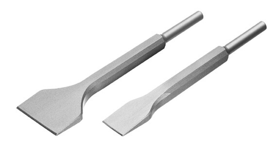 A carbide limestone chisel used for carving limestone