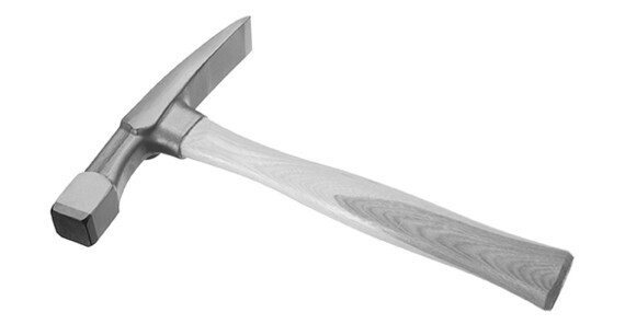 A rock pick with carbide trimming head and blade for light stonework