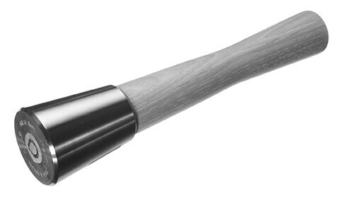 A round hand hammer used for sculpting lettering or carving stone