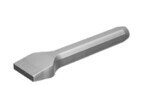 A steel hand set used for trimming and carving soft types of stone